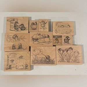 Vintage House Mouse Stamps